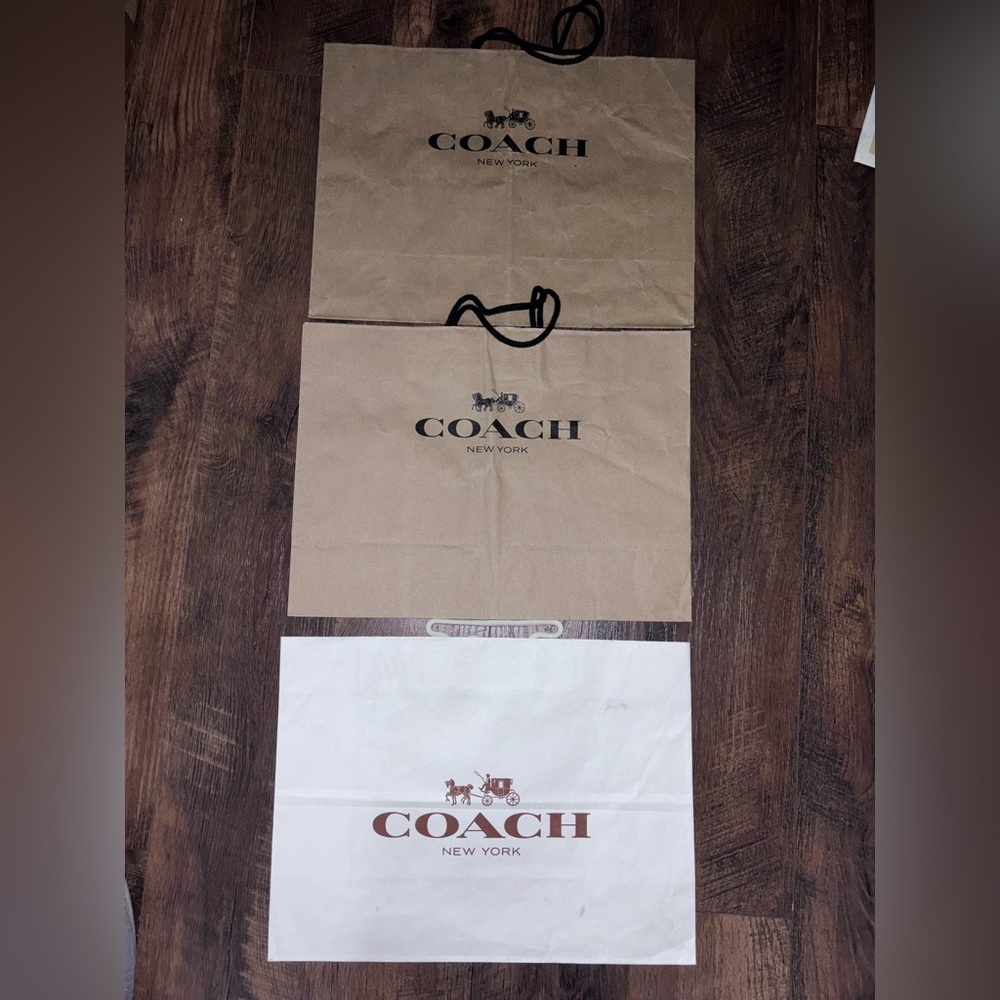 Coach Shopping Paper Bags